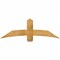 Ekena Millwork Bellingham Rough Sawn Timber Gable Bracket, Western Red Cedar, 60"W x 20"H x 2"D x 6"F, 8/12 Pitch GBW060X20X0206BEL00RWR - alternate 1